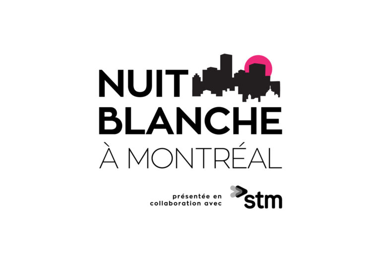 logo de la Nuit blanche à Montréal 2023